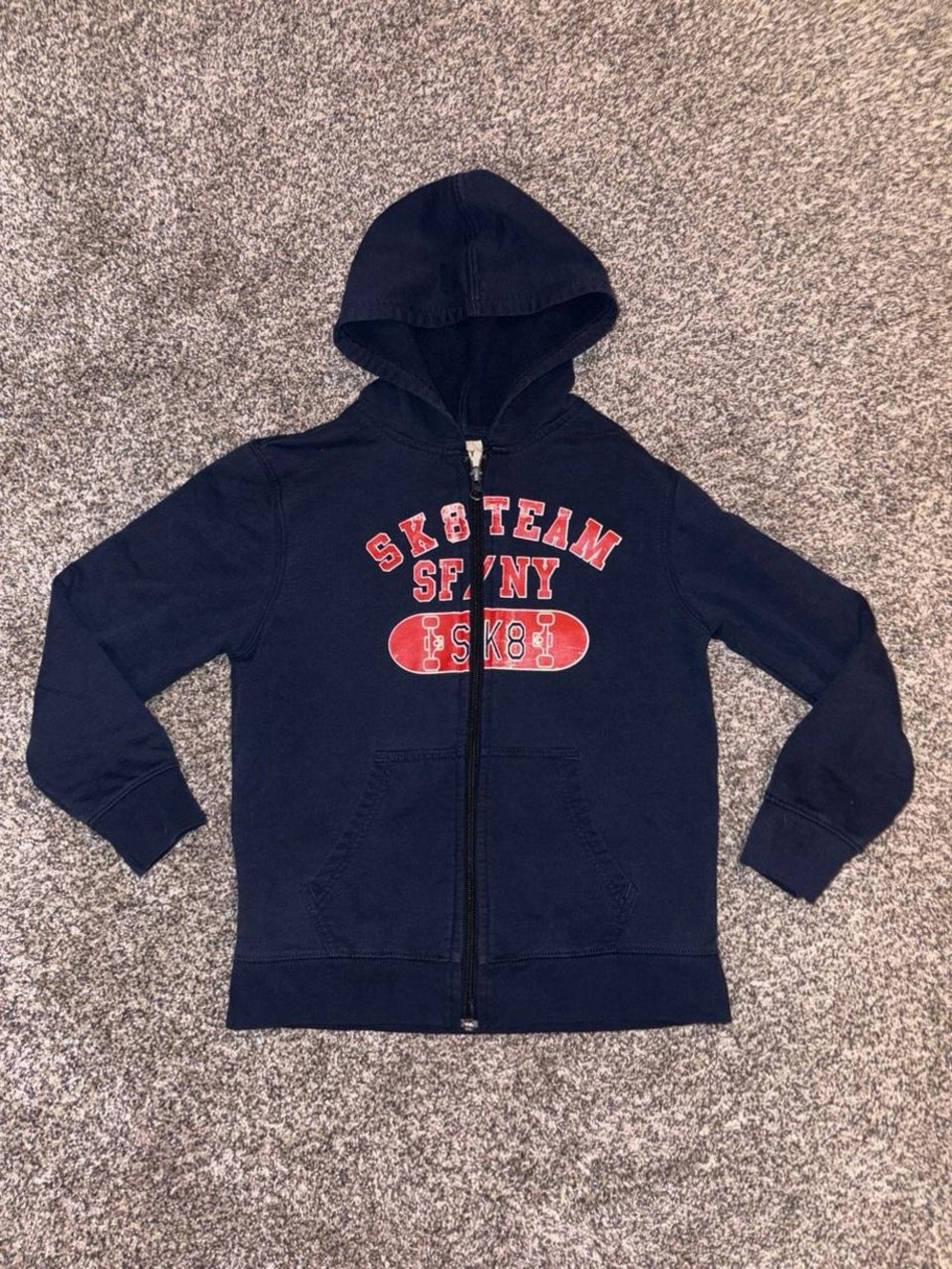 Y2K grunge skater hoodie